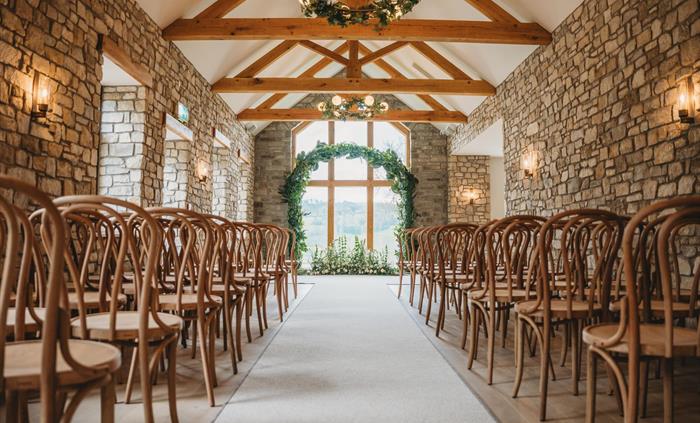 The Ceremony Room is a flexible, rectangular space seating up to 100 in cinema style. Ideal for business events, presentations, training, or banquetin